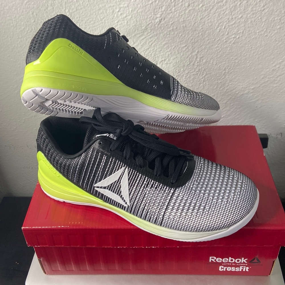 Reebok 2017 CrossFit Games Pack Nano 7.0 Men’s Size 9.5 White & Electric Flash